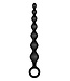 NMC NMC 7 INCH RIBBED SILICONE ANAL BEADS BLACK