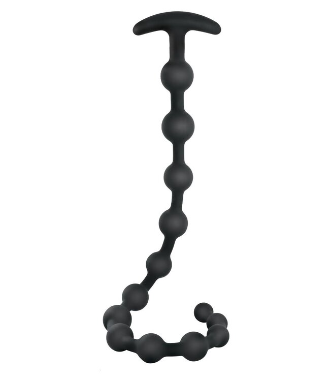 NMC NMC 19 INCH RIBBED SILICONE ANAL BEADS BLACK