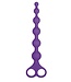 NMC NMC 8 INCH RIBBED SILICONE ANAL BEADS PURPLE