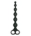 NMC NMC 8 INCH RIBBED SILICONE ANAL BEADS BLACK
