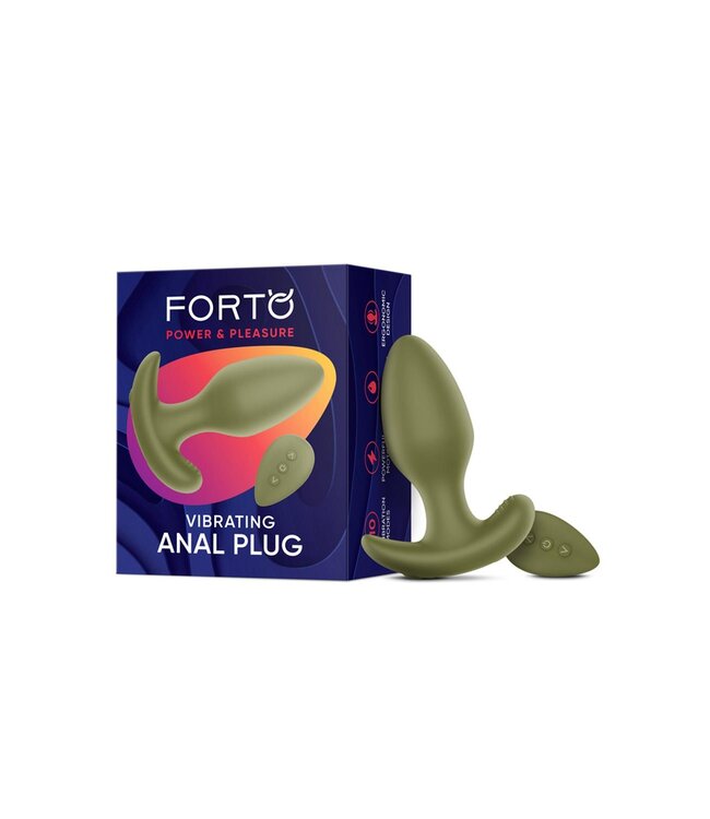 Forto FORTO VIBRATING ANAL PLUG GREEN