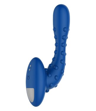 Forto FORTO STUDDED PRO VIBRATING MASSAGER BLUE