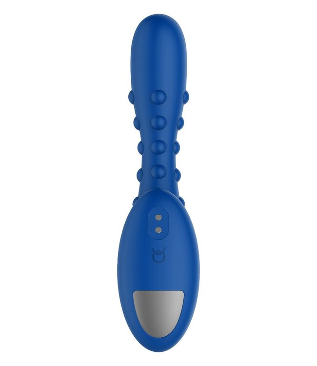 Forto FORTO STUDDED PRO VIBRATING MASSAGER BLUE