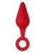 Forto FORTO F-10 SILICONE PLUG W/ PULL RING SMALL RED