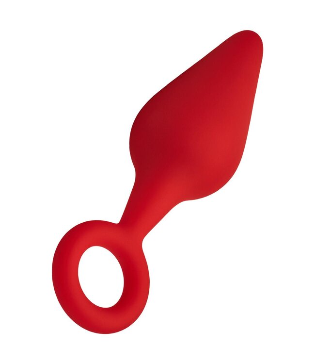 Forto FORTO F-10 SILICONE PLUG W/ PULL RING SMALL RED