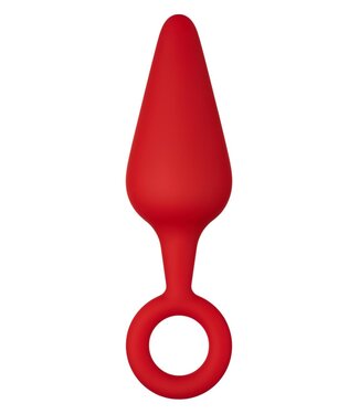 Forto FORTO F-10 SILICONE PLUG W/ PULL RING LARGE RED