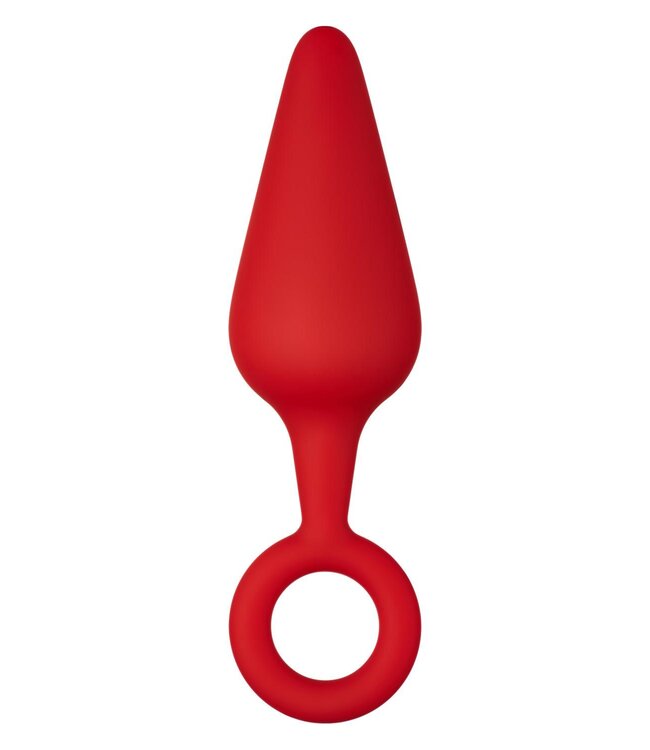Forto FORTO F-10 SILICONE PLUG W/ PULL RING LARGE RED