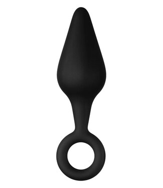 Forto FORTO F-10 SILICONE PLUG W/ PULL RING SMALL BLACK