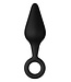 Forto FORTO F-10 SILICONE PLUG W/ PULL RING SMALL BLACK
