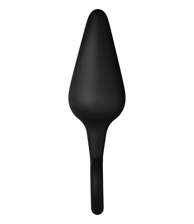 Forto FORTO F-10 SILICONE PLUG W/ PULL RING LARGE BLACK