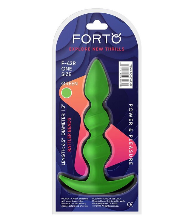 Forto FORTO F-42R RATTLER SPIRAL BEADS GREEN