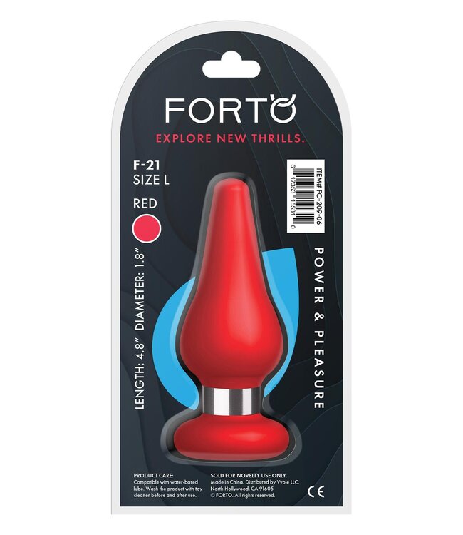 Forto FORTO F-21 TEAR DROP LARGE RED