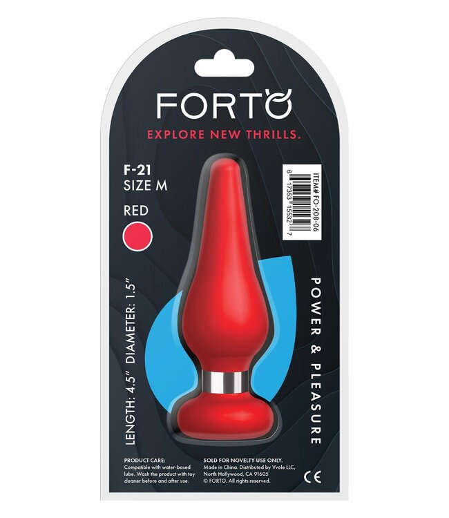 Forto FORTO F-21 TEAR DROP MEDIUM RED
