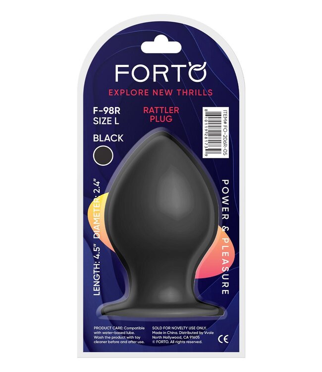 Forto FORTO F-98R RATTLER CONE LARGE BLACK