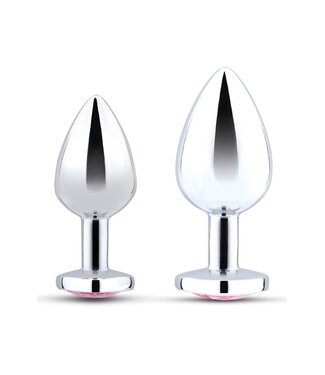 b-Vibe B-VIBE JEWEL HEART METAL BUTT PLUG TRAINING SET