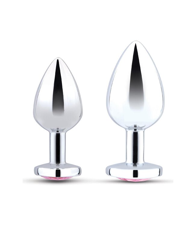 b-Vibe B-VIBE JEWEL HEART METAL BUTT PLUG TRAINING SET