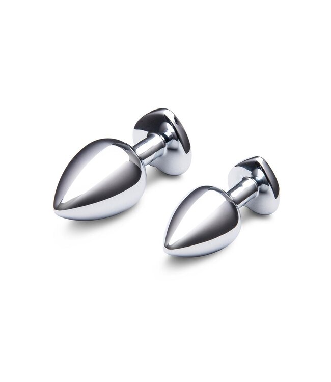b-Vibe B-VIBE JEWEL HEART METAL BUTT PLUG TRAINING SET