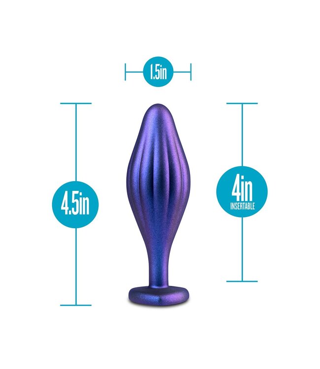 Blush ANAL ADVENTURES MATRIX WAVY BLING PLUG SAPPHIRE