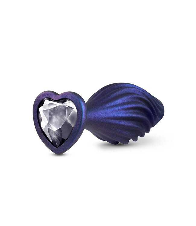 Blush ANAL ADVENTURES MATRIX SWIRLING BLING PLUG SAPPHIRE