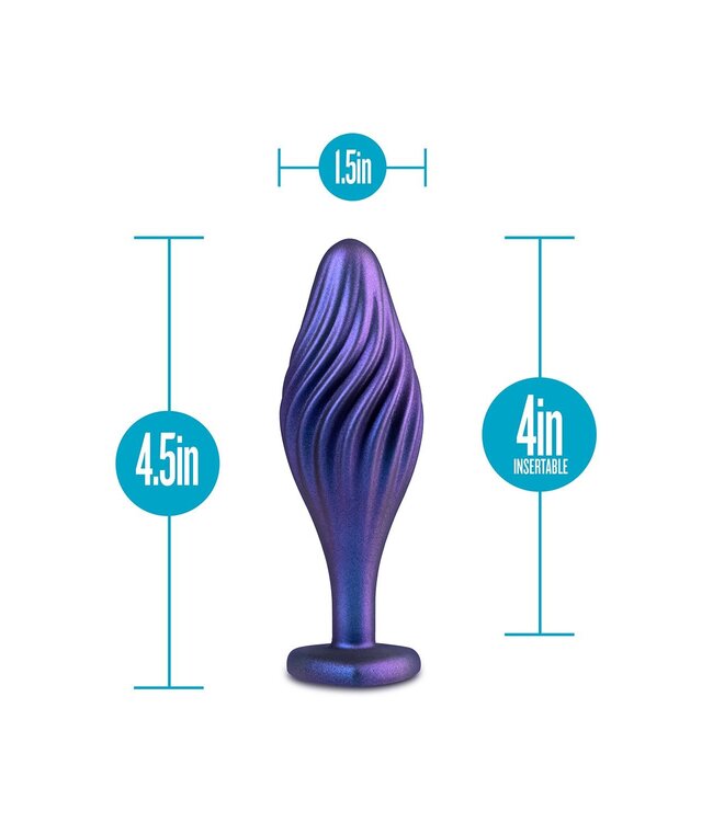 Blush ANAL ADVENTURES MATRIX SWIRLING BLING PLUG SAPPHIRE