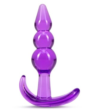 Blush B YOURS TRIPLE BEAD ANAL PLUG PURPLE