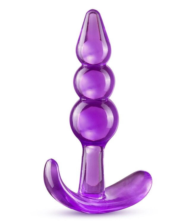 Blush B YOURS TRIPLE BEAD ANAL PLUG PURPLE