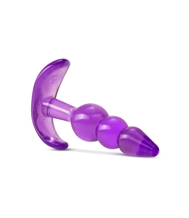 Blush B YOURS TRIPLE BEAD ANAL PLUG PURPLE