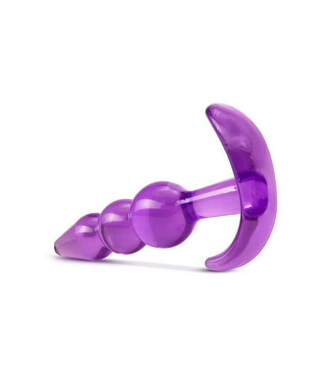 Blush B YOURS TRIPLE BEAD ANAL PLUG PURPLE