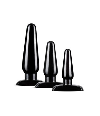 Blush ANAL ADVENTURES BASIC PLUG KIT BLACK