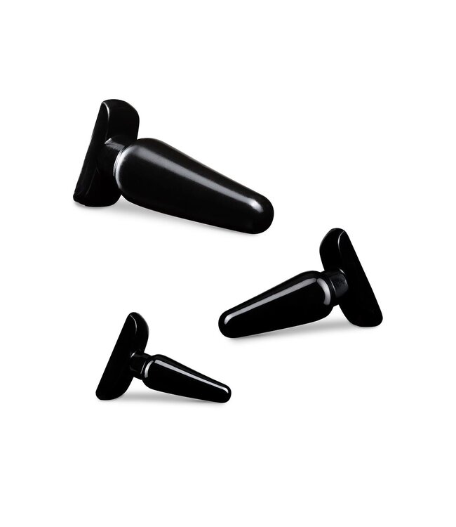 Blush ANAL ADVENTURES BASIC PLUG KIT BLACK