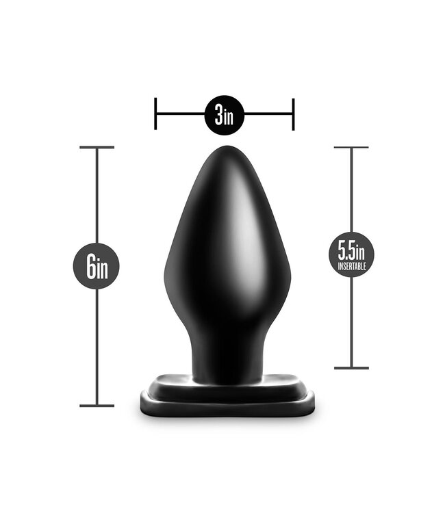Blush ANAL ADVENTURES XXL PLUG BLACK