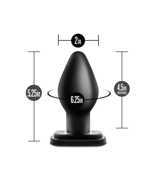 Blush ANAL ADVENTURES XL PLUG BLACK
