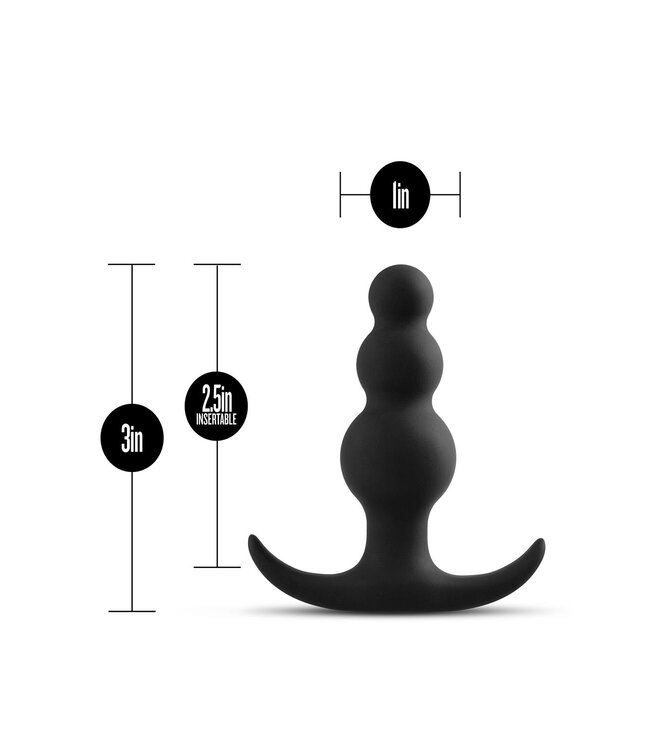 Blush ANAL ADVENTURES PLATINUM BEADED PLUG