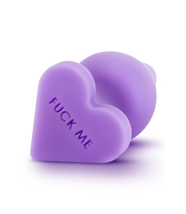 Blush PLAY WITH ME CANDY HEART FUCK ME PURPLE