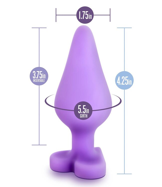 Blush PLAY WITH ME CANDY HEART FUCK ME PURPLE