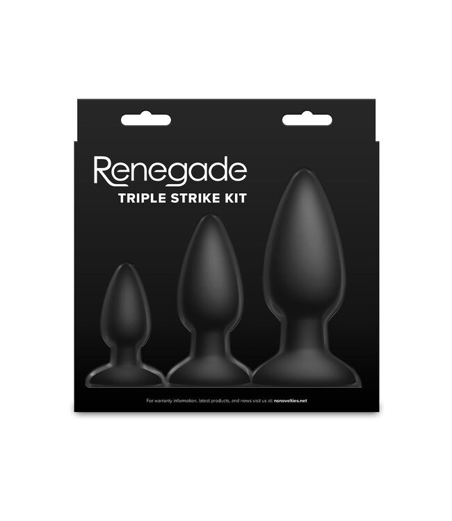 NS Novelties RENEGADE TRIPLE STRIKE KIT BLACK