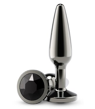 NS Novelties REAR ASSETS TAPERED MEDIUM GUNMETAL BLACK