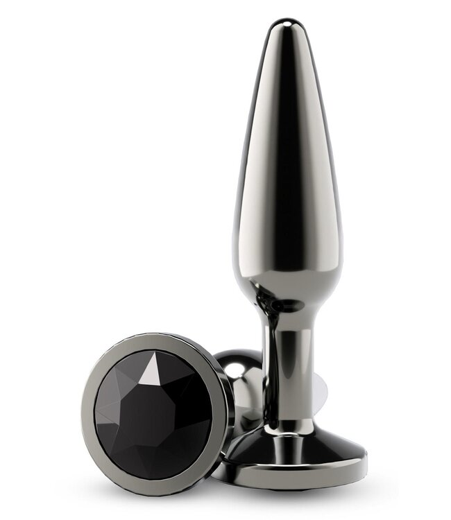 NS Novelties REAR ASSETS TAPERED MEDIUM GUNMETAL BLACK