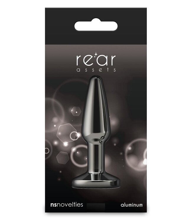 NS Novelties REAR ASSETS TAPERED SMALL GUNMETAL BLACK
