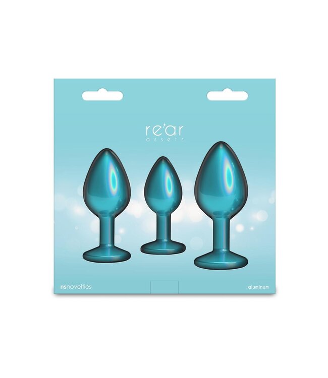 NS Novelties REAR ASSETS TRAINER KIT IRIDESCENT TEAL GEMSTONE