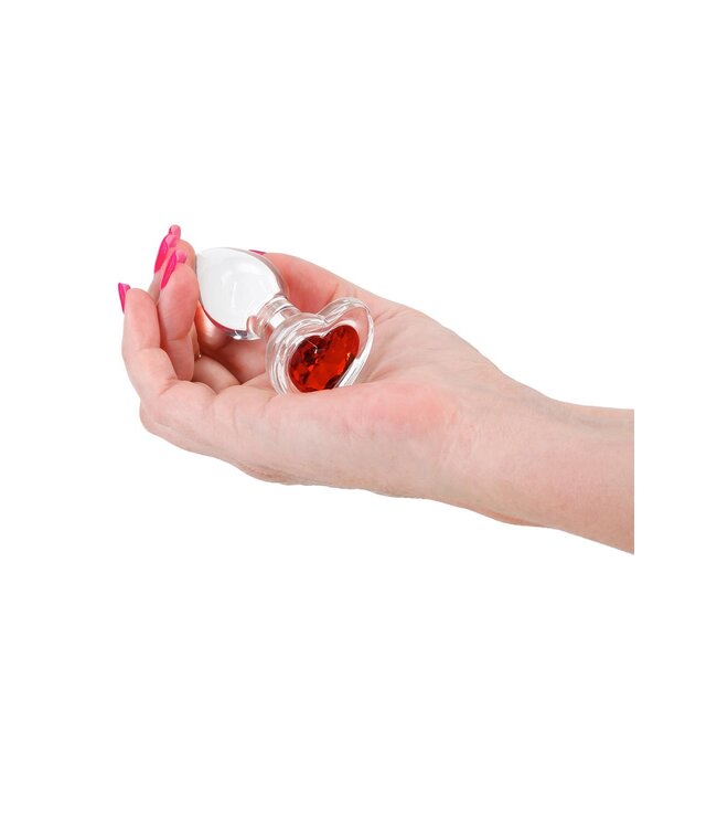 NS Novelties CRYSTAL DESIRES RED HEART SMALL