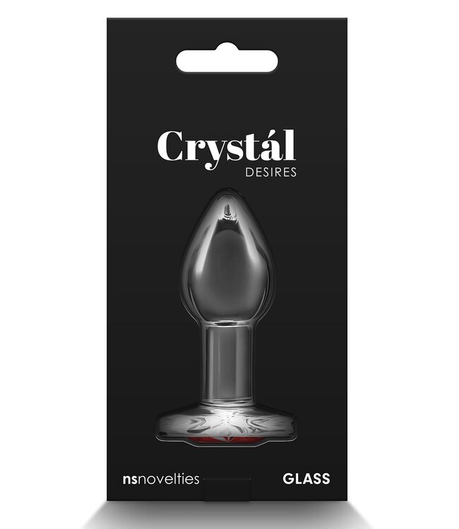NS Novelties CRYSTAL DESIRES RED HEART SMALL