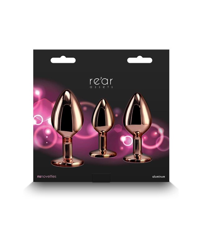 NS Novelties REAR ASSETS TRAINER KIT ROSE GOLD PINK HEART