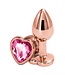 NS Novelties REAR ASSETS ROSE GOLD HEART S PINK