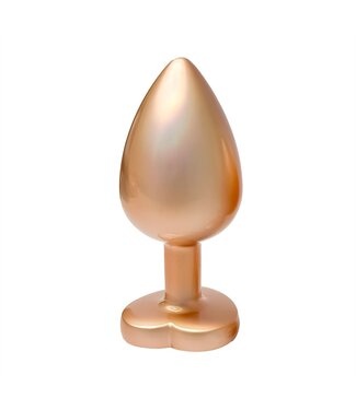 Dreamtoys GLEAMING LOVE PEARL GOLD PLUG LARGE