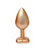 Dreamtoys GLEAMING LOVE PEARL GOLD PLUG MEDIUM