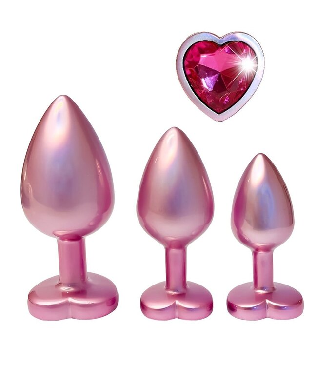 Dreamtoys GLEAMING LOVE PEARL PINK PLUG SET