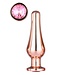Dreamtoys GLEAMING LOVE ROSE GOLD PLEASURE PLUG M