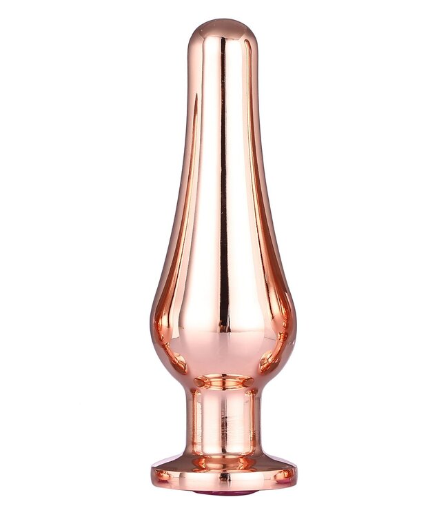Dreamtoys GLEAMING LOVE ROSE GOLD PLEASURE PLUG M