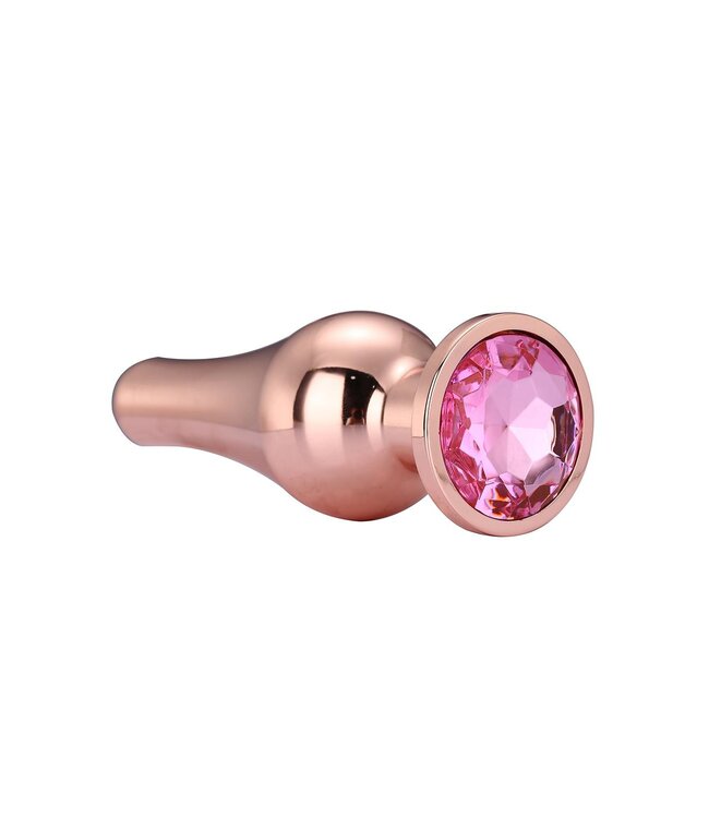 Dreamtoys GLEAMING LOVE ROSE GOLD PLEASURE PLUG M